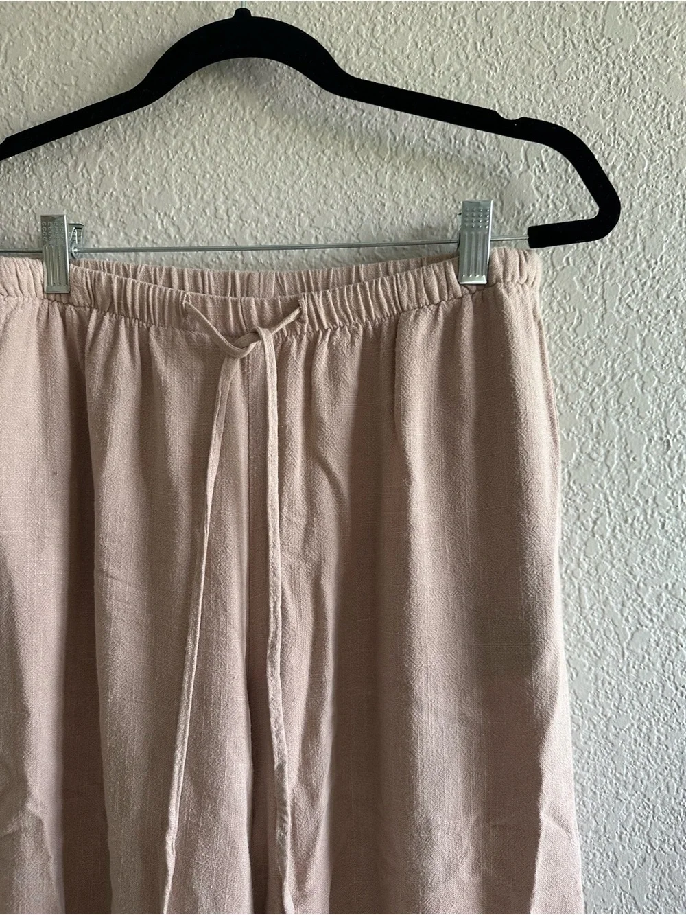Wide Leg Drawstring Pants - Picture 3 of 4